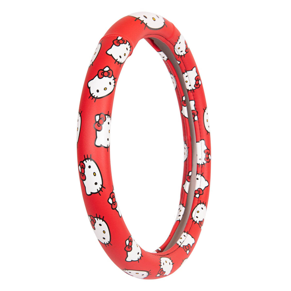 Hello Kitty Classic Red Steering Wheel Cover Travel BDK AUTO   