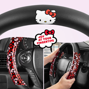 Hello Kitty Red Bow Steering Wheel Cover Travel BDK AUTO   