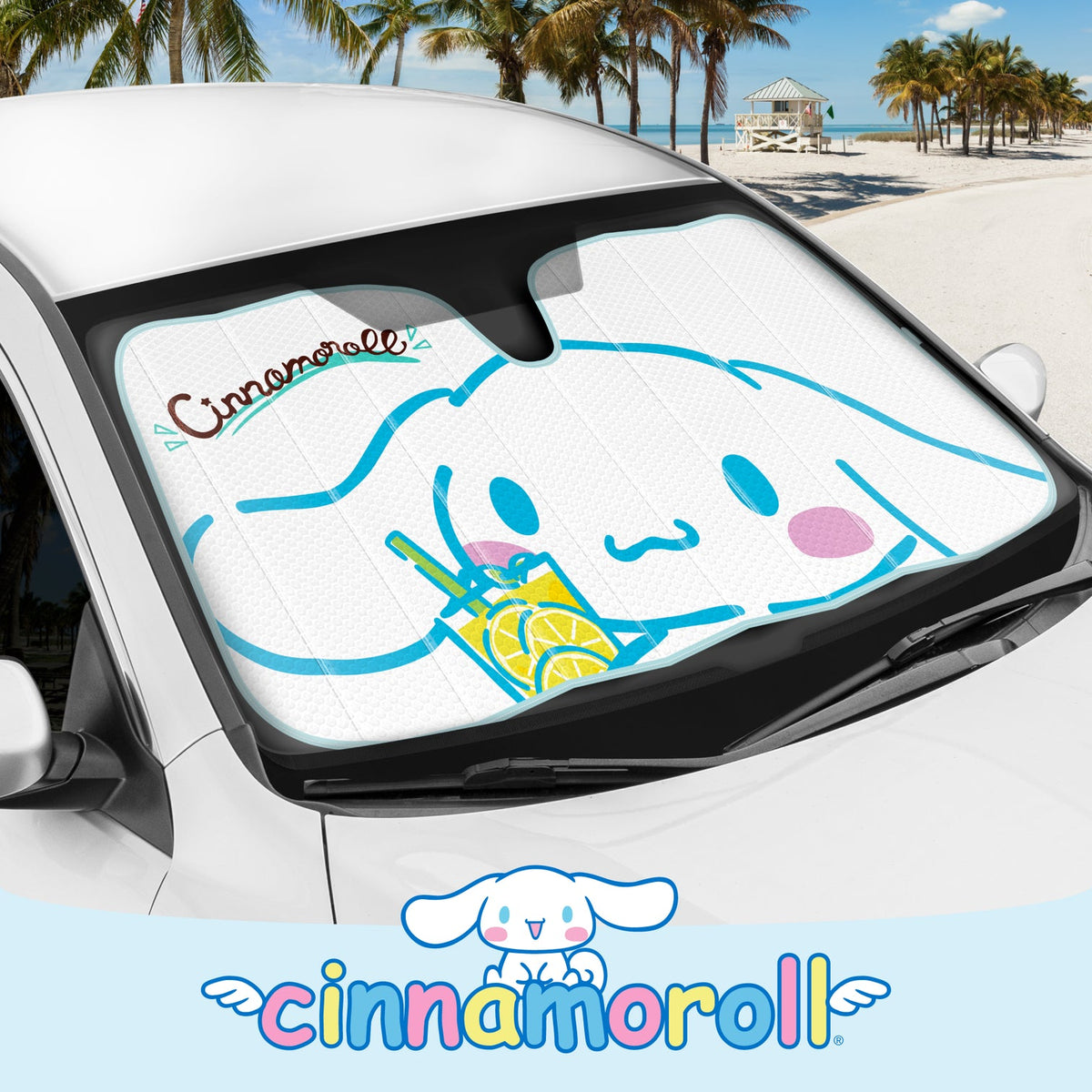 Cinnamoroll Car Sun Shade (Lemon Chill) Travel BDK AUTO   