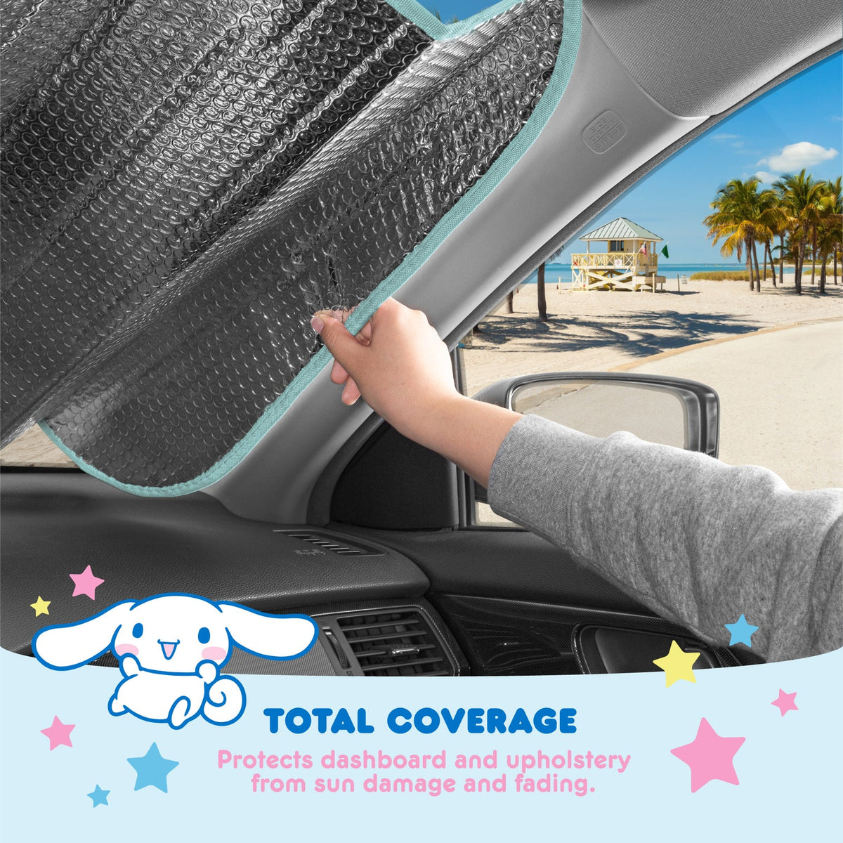 Cinnamoroll Car Sun Shade (Lemon Chill) Travel BDK AUTO   