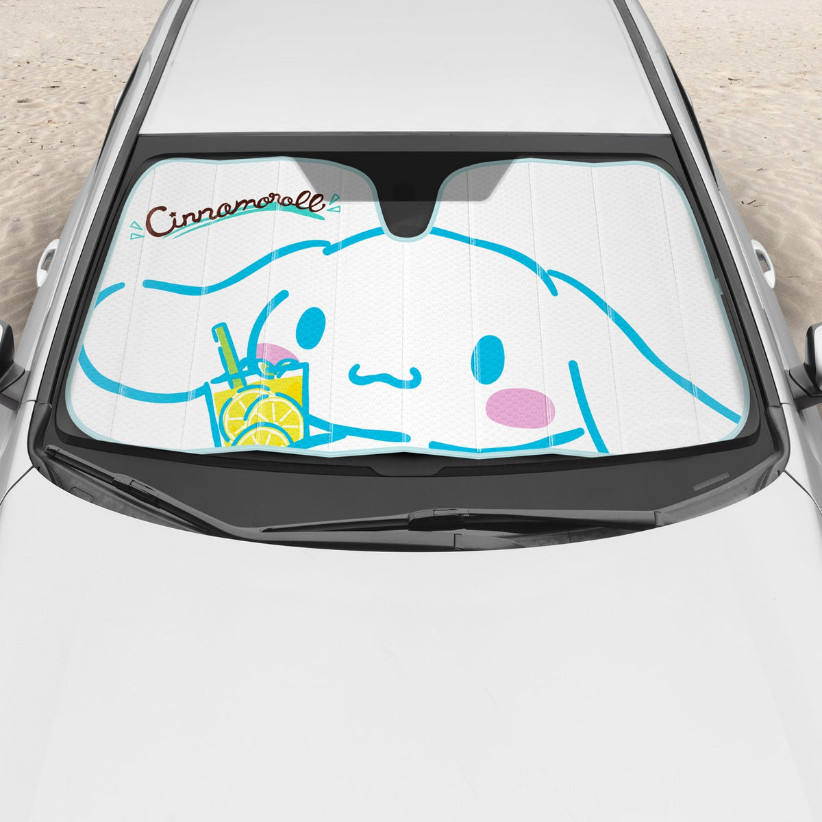 Cinnamoroll Car Sun Shade (Lemon Chill) Travel BDK AUTO   