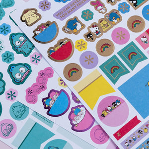 Hello Kitty and Friends x Erin Condren Sticker Book Stationery ERIN CONDREN   