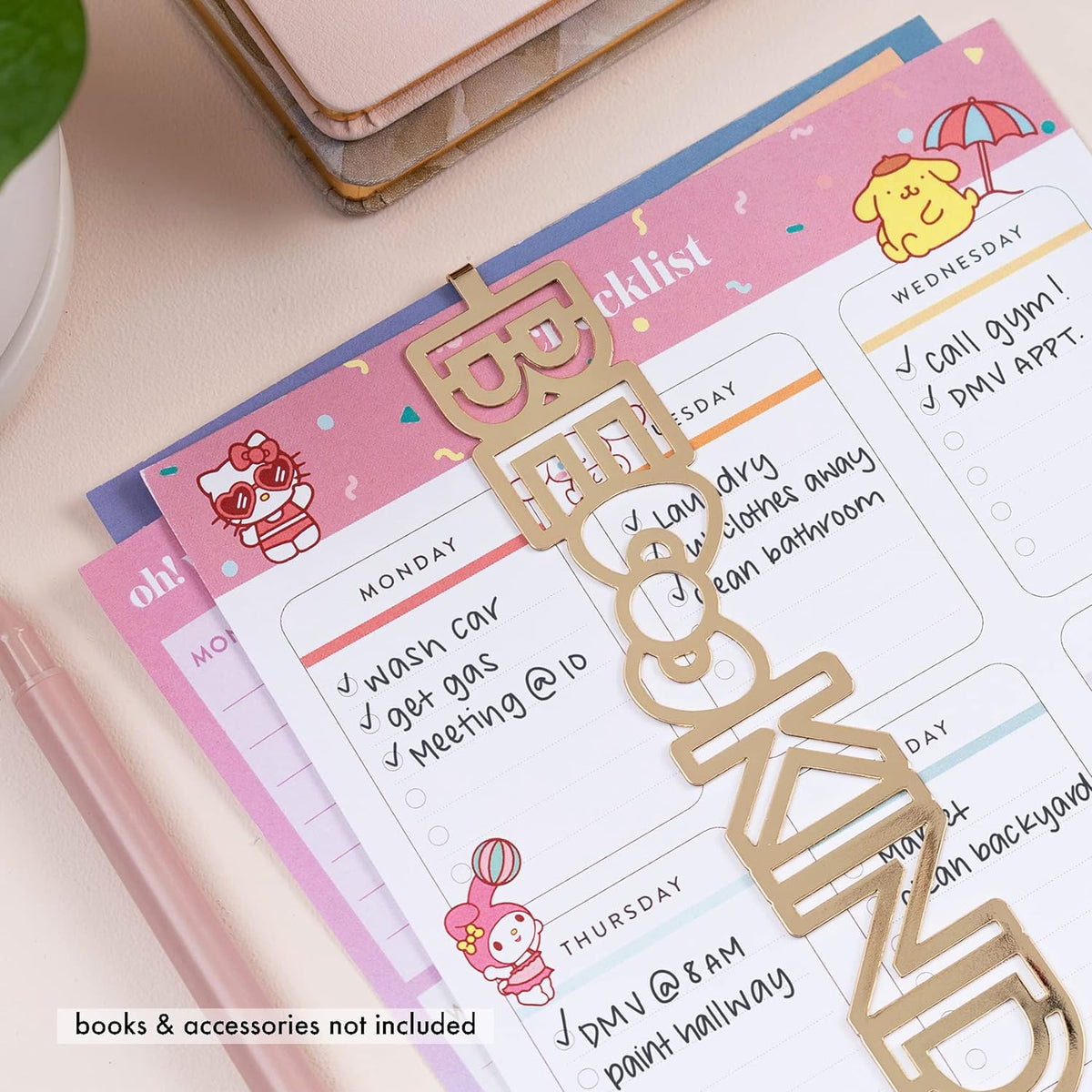 Hello Kitty x Erin Condren Be Kind Metal Bookmark Stationery ERIN CONDREN   