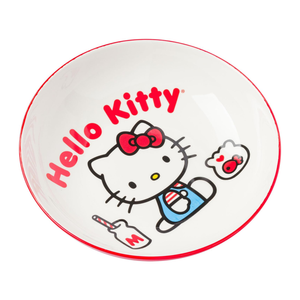 Hello Kitty Ceramic Dinner Bowl (Classic Milk Bottle) Home Goods Silver Buffalo   