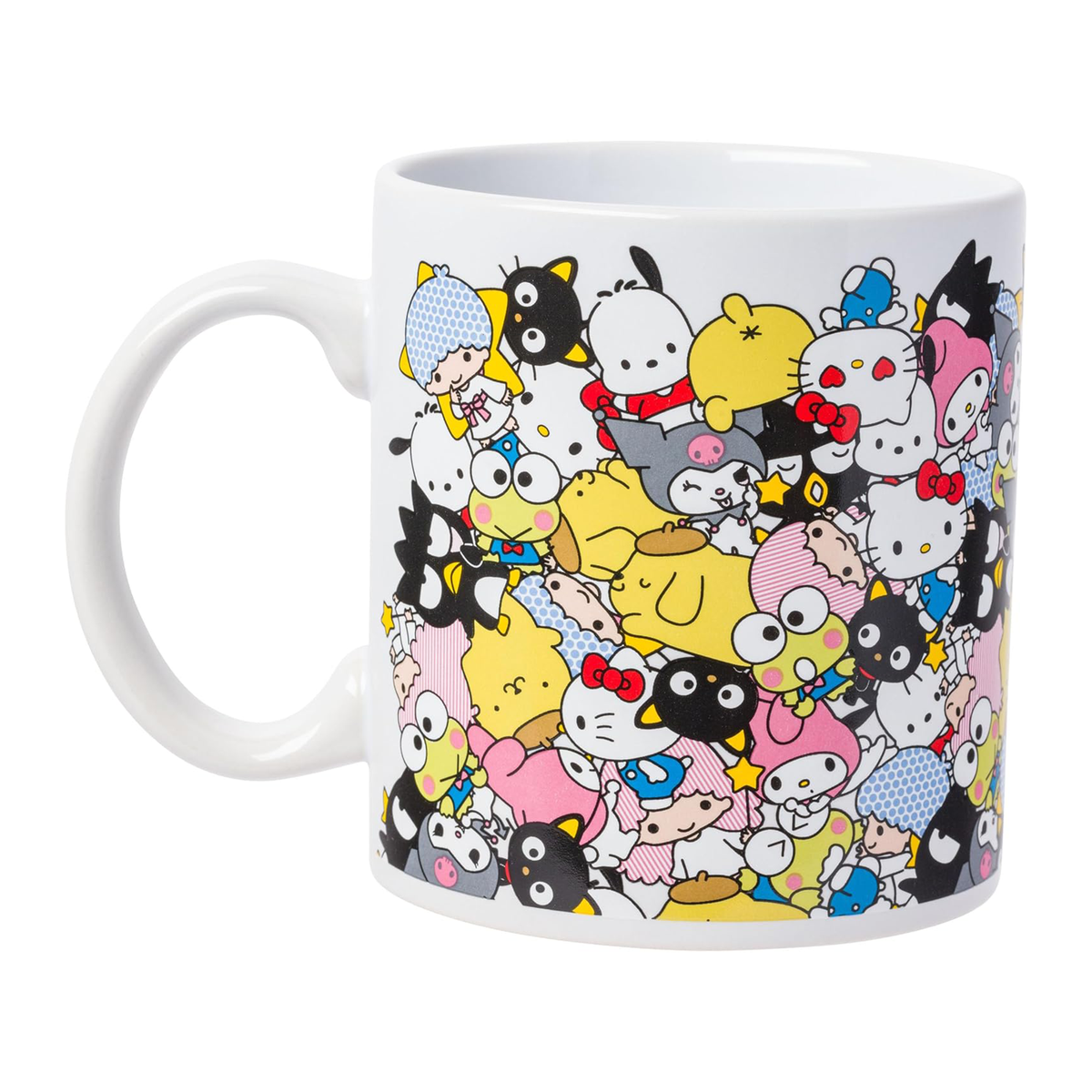 Hello Kitty and Friends Ceramic Mug (Bunch Hug) Home Goods Silver Buffalo   