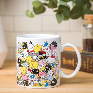 Hello Kitty and Friends Ceramic Mug (Bunch Hug) Home Goods Silver Buffalo   