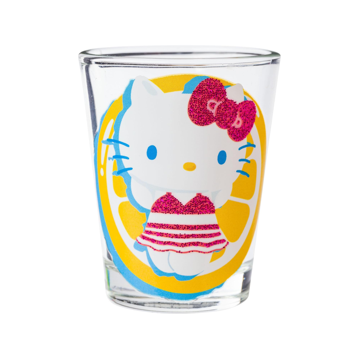 Hello Kitty Mini Glass 4-Piece Set (Pool Floatie) Home Goods Silver Buffalo   