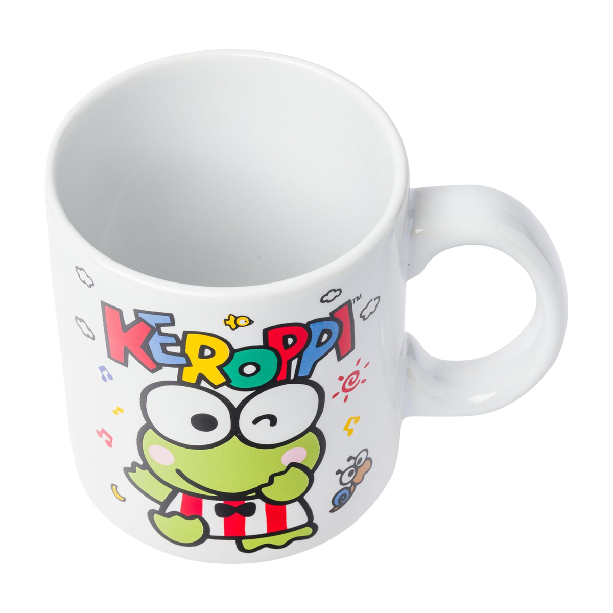 Keroppi All-Over Print Ceramic Mug (Winking) Home Goods Silver Buffalo   