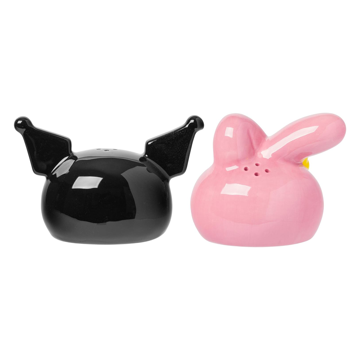 My Melody And Kuromi Sculpted Ceramic Salt and Pepper Set Home Goods Silver Buffalo   