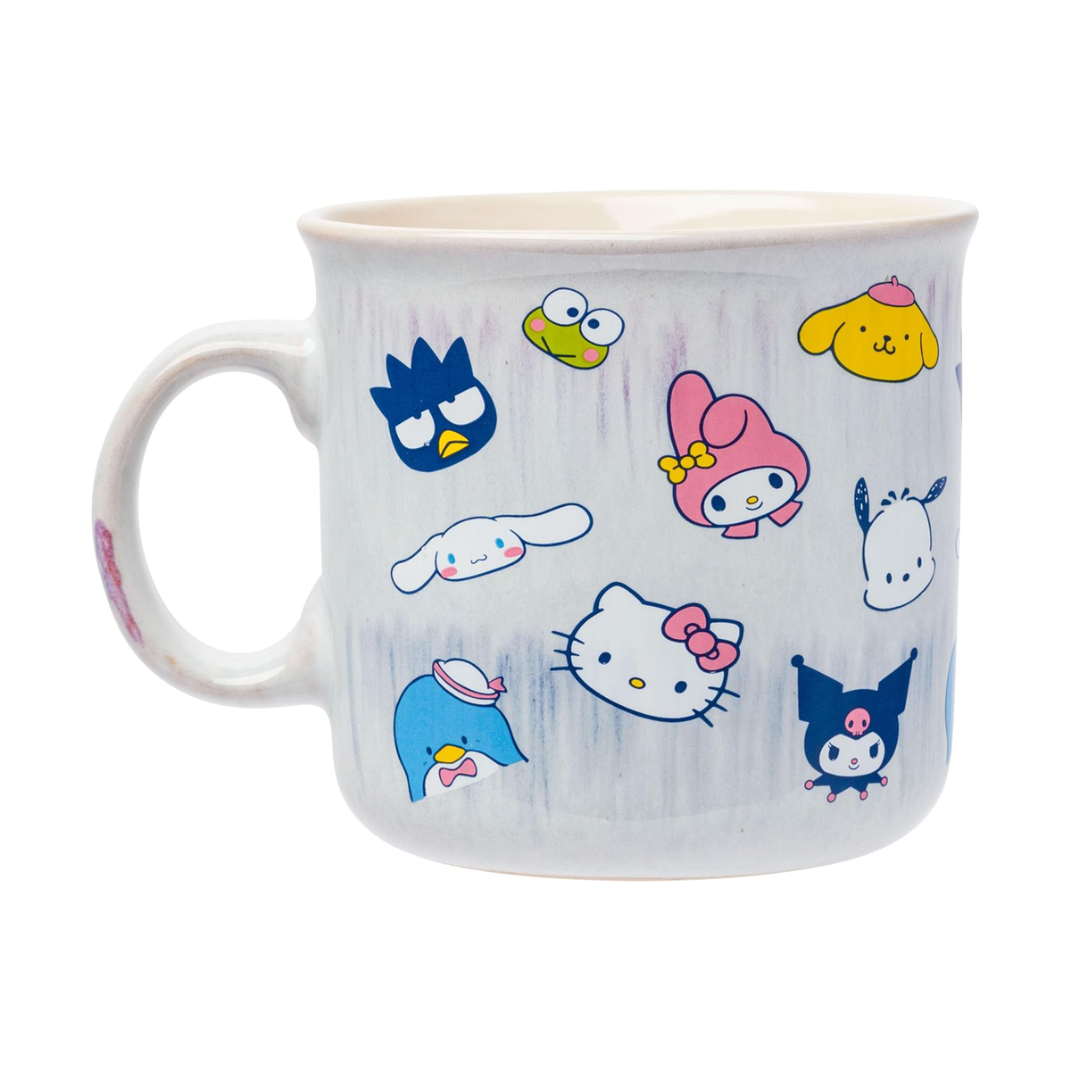 Hello Kitty and Friends Ceramic Mug (Glaze Faces) Home Goods Silver Buffalo   