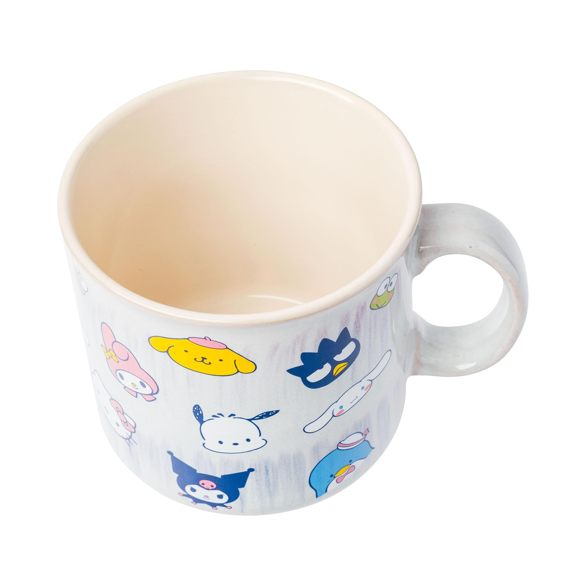 Hello Kitty and Friends Ceramic Mug (Glaze Faces) Home Goods Silver Buffalo   