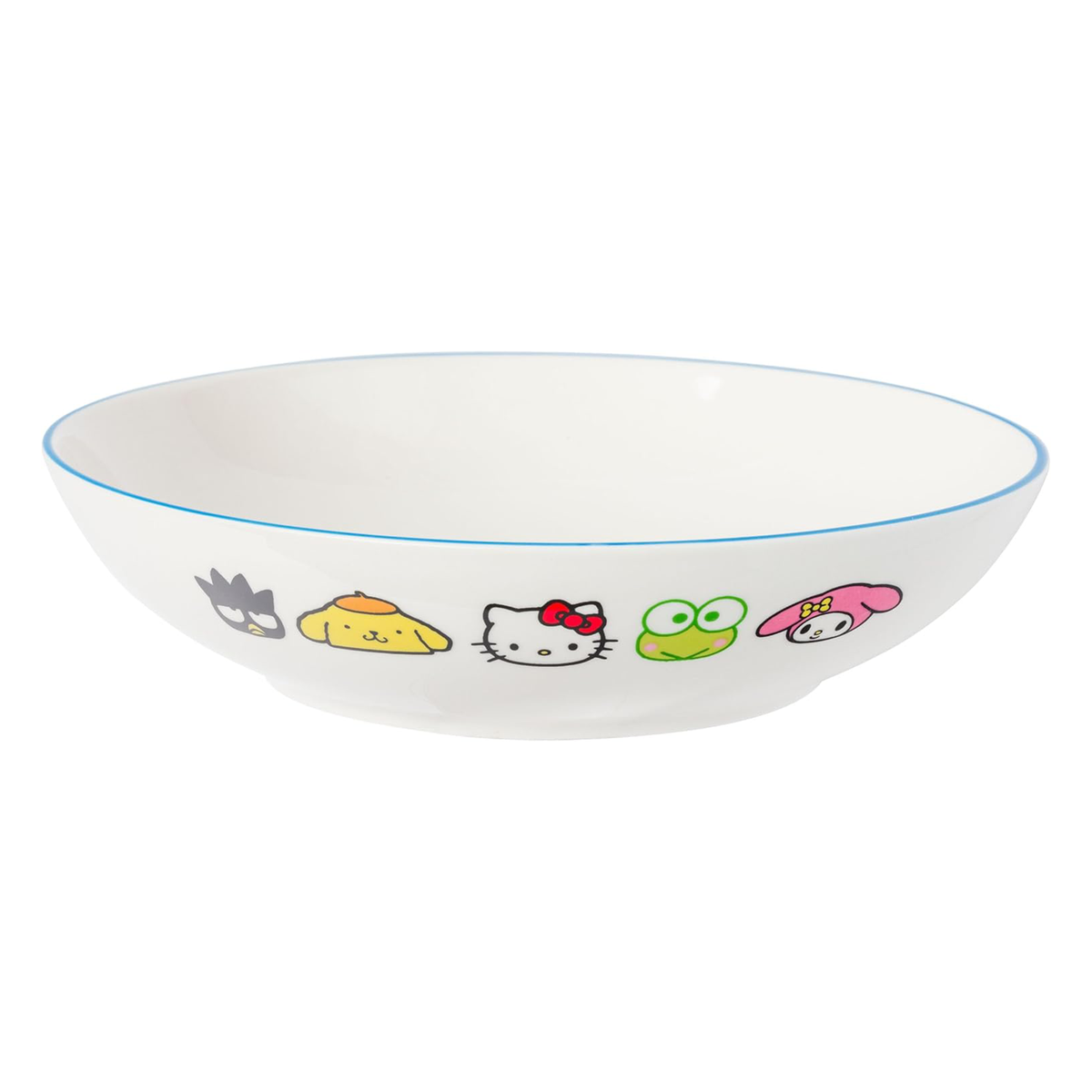 Hello Kitty and Friends Ceramic Dinner Bowl (Rainbow Parade) Home Goods Silver Buffalo   