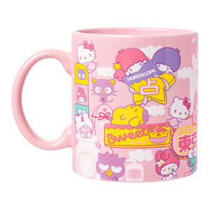 Hello Kitty and Friends Ceramic Mug (Kawaii Fun) Home Goods Silver Buffalo   