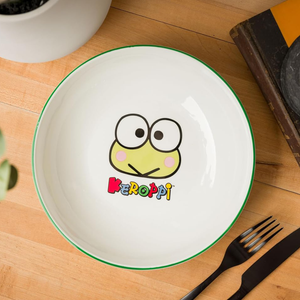 Keroppi Ceramic Dinner Bowl (Snacktime) Home Goods Silver Buffalo   