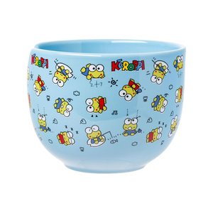 Keroppi Ceramic Ramen Bowl and Chopstick Set (Poses) Home Goods Silver Buffalo   