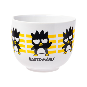 Badtz-maru Ceramic Ramen Bowl and Chopstick Set (Stripes) Home Goods Silver Buffalo   