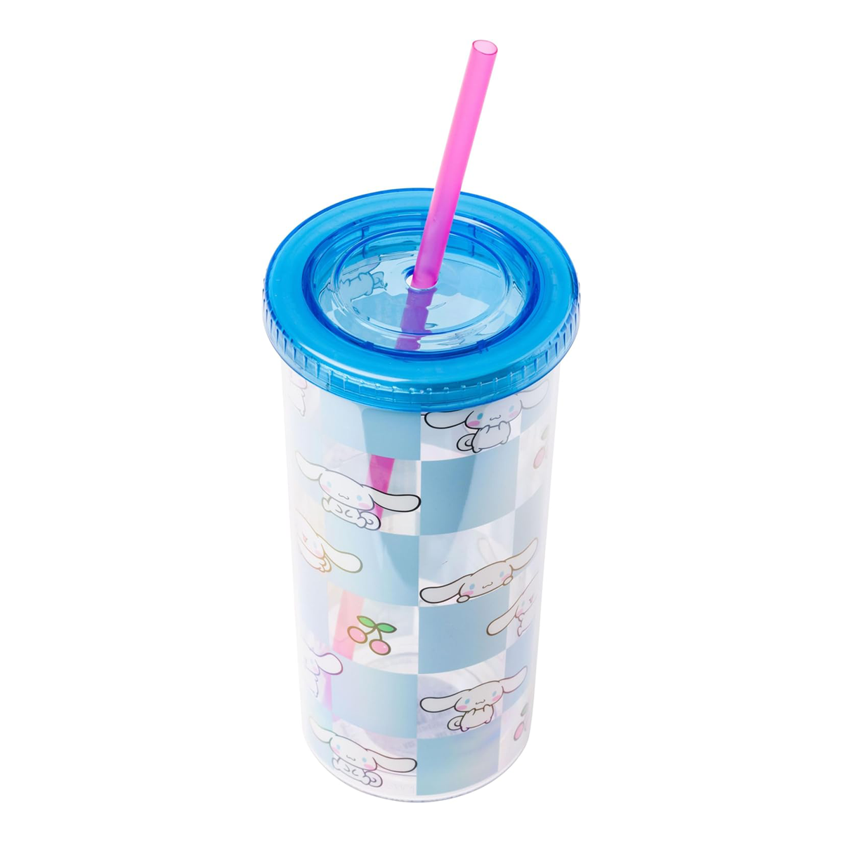 Cinnamoroll 20oz Cherry Travel Tumbler Home Goods Silver Buffalo   