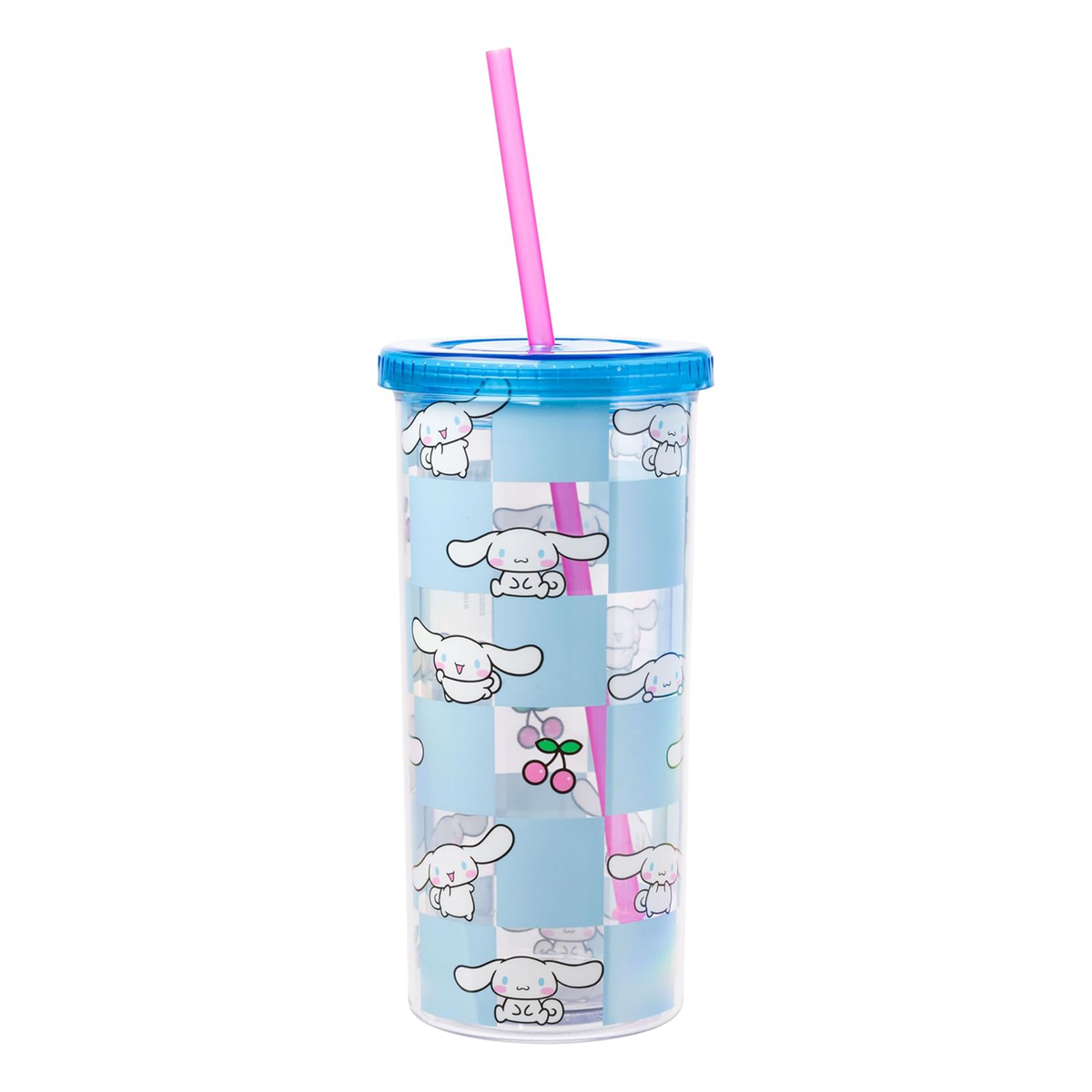 Cinnamoroll 20oz Cherry Travel Tumbler Home Goods Silver Buffalo   