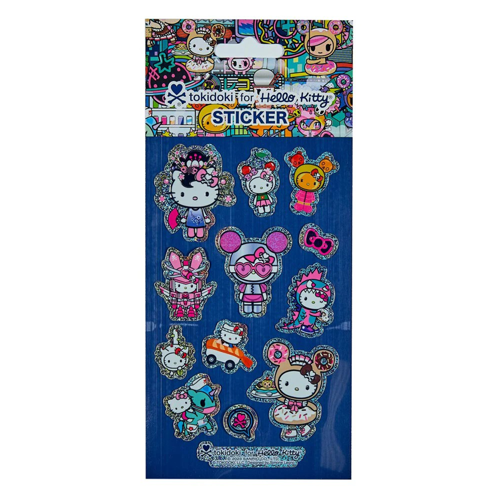 2 Sheets of Hello Kitty 25 Stickers on each Sheet Autocollants Sanrio NEW 