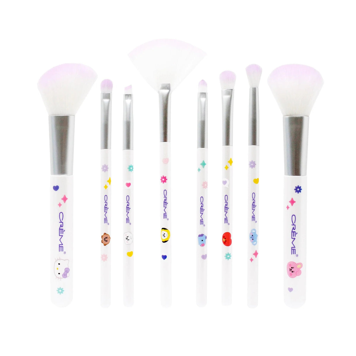 Candy Color Makeup Brush Set With Gift Box Colorful - Temu