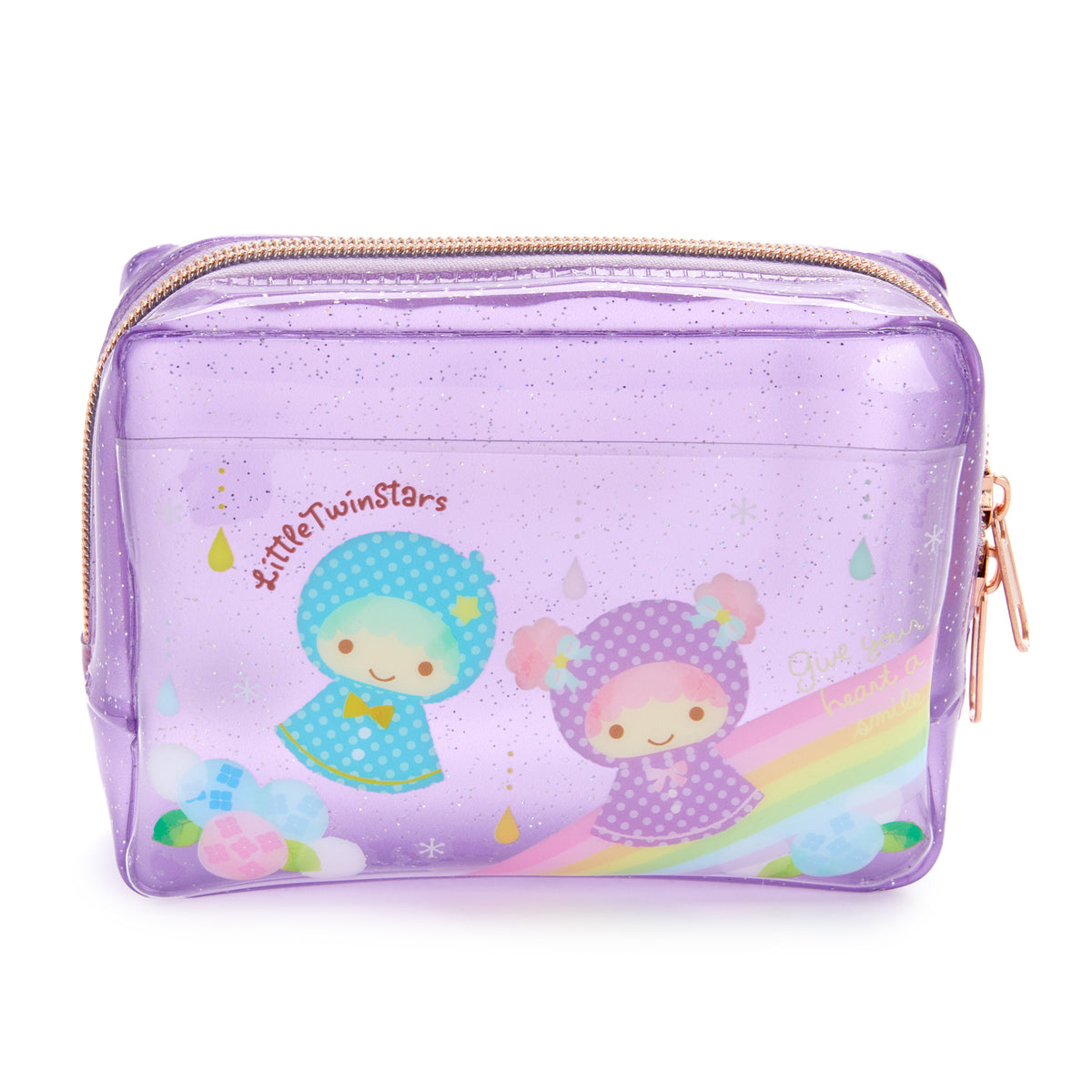 3pcs Girl Little Twin Stars Mini Wallet Purse Coin Key Card Bag