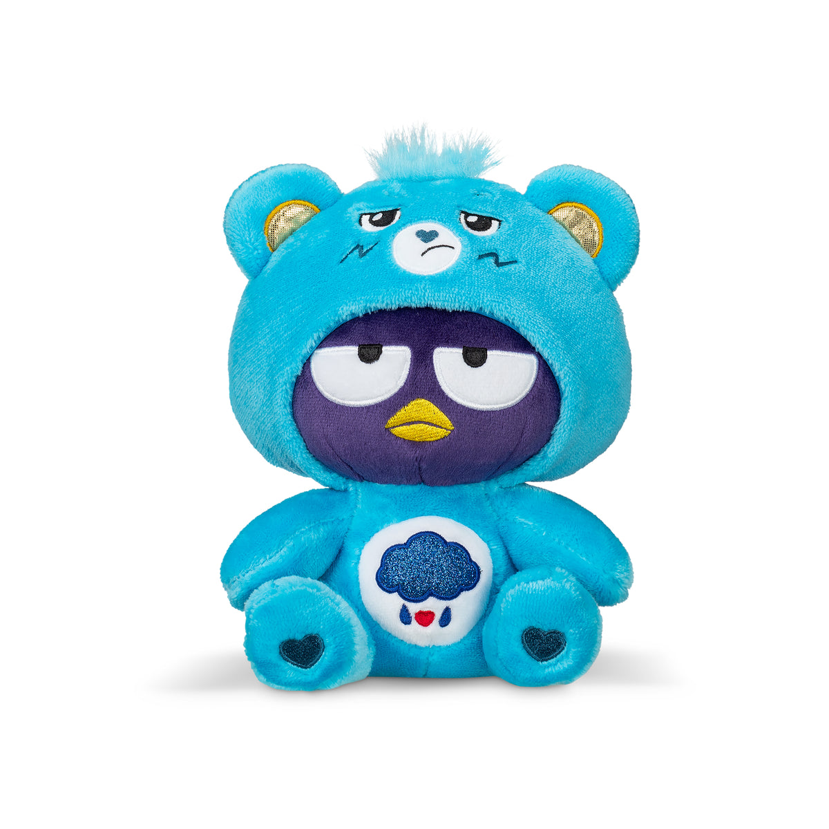 Badtz-maru x Care Bears 8&quot; Plush (Grumpy Bear) Plush Basic Fun Inc   