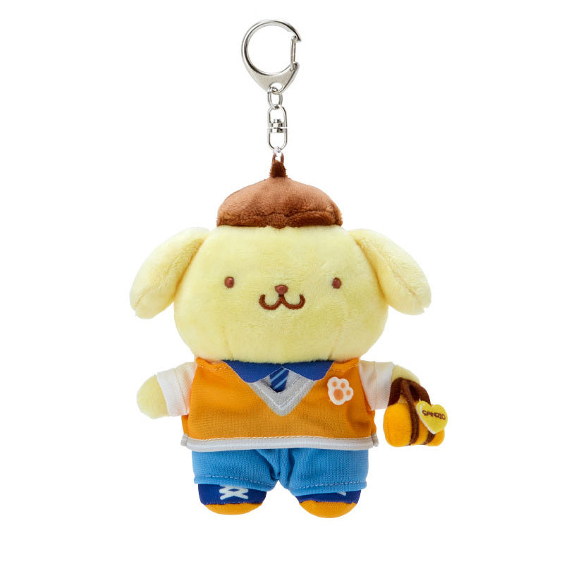 Pompompurin Plush Mascot Keychain (Sanrio Academy Series) Accessory Japan Original   