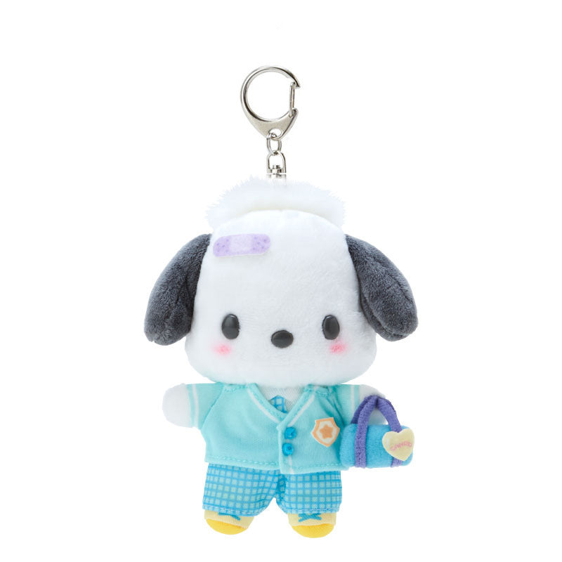 Pochacco Plush Mascot Keychain (Sanrio Academy Series) Accessory Japan Original   