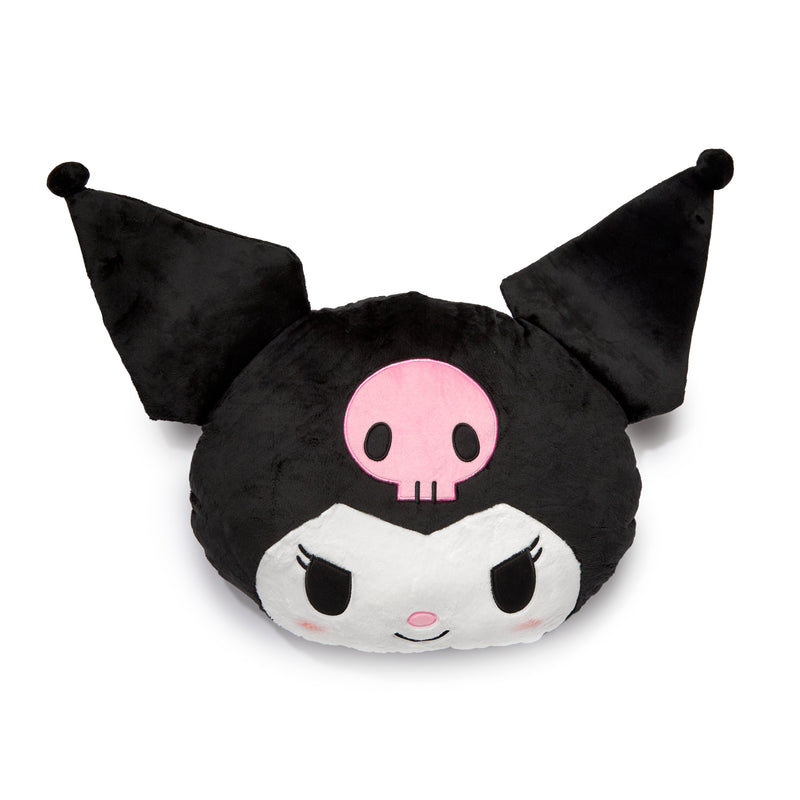 Kuromi Oversized Face Plush (Just Lounging Series)