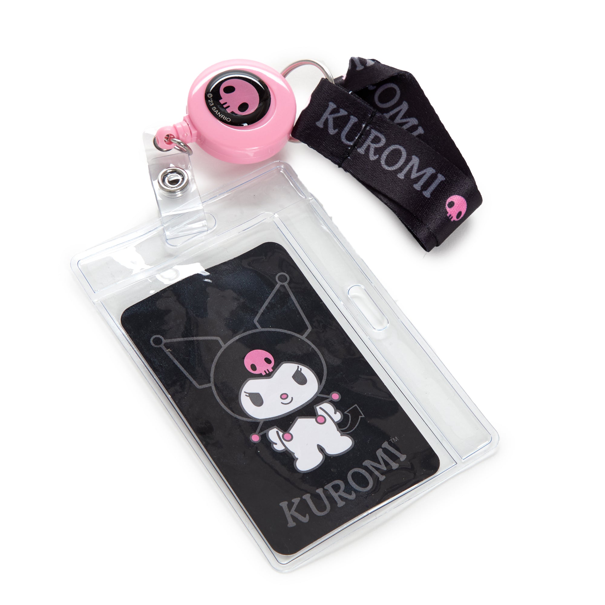 Sanrios Hello Kitty Card Holder Keychain Anime Cute Kuromi