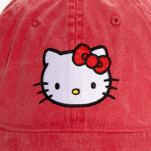 Hello Kitty Retro Pigment Wash Cap (Rose) Accessory Concept 1   