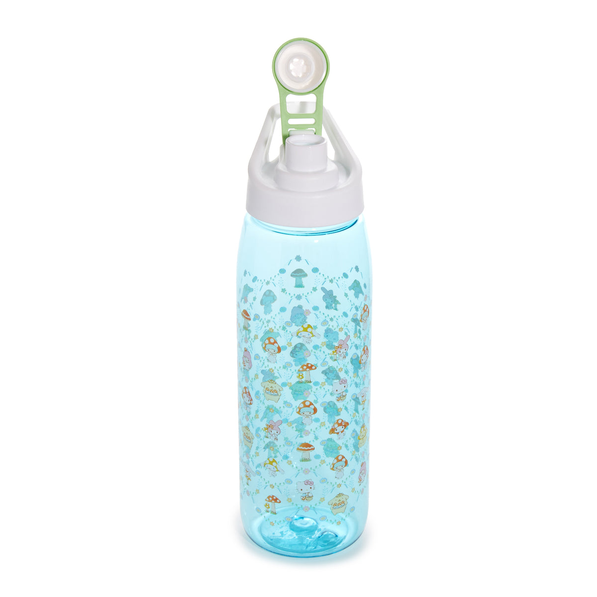 Hello Kitty and Friends Mushrooms Water Bottle Home Goods Silver Buffalo LLC   