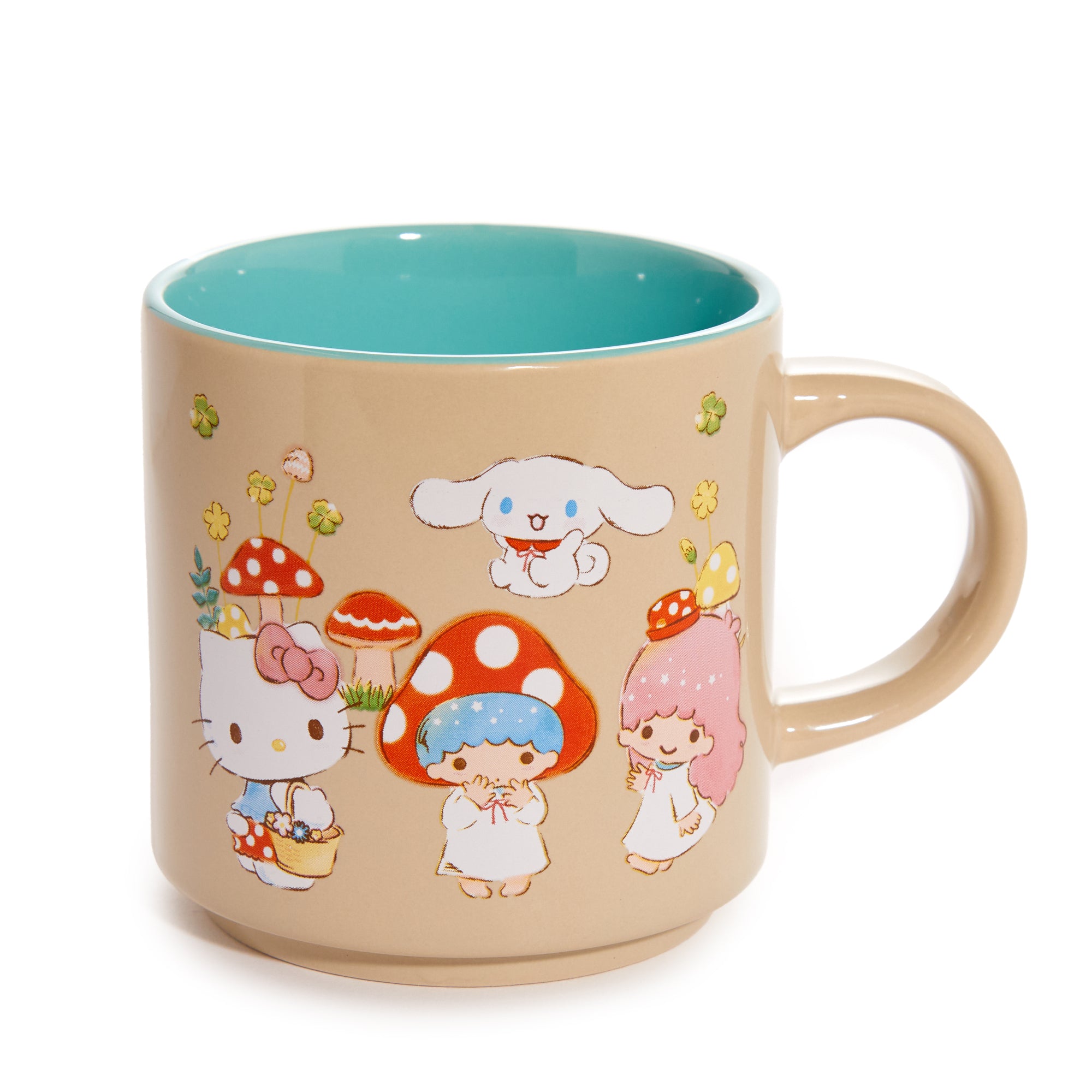 Hello Kitty and Friends Mushroom Ceramic Mug Home Goods Silver Buffalo LLC   