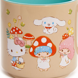 Hello Kitty and Friends Mushroom Ceramic Mug Home Goods Silver Buffalo LLC   