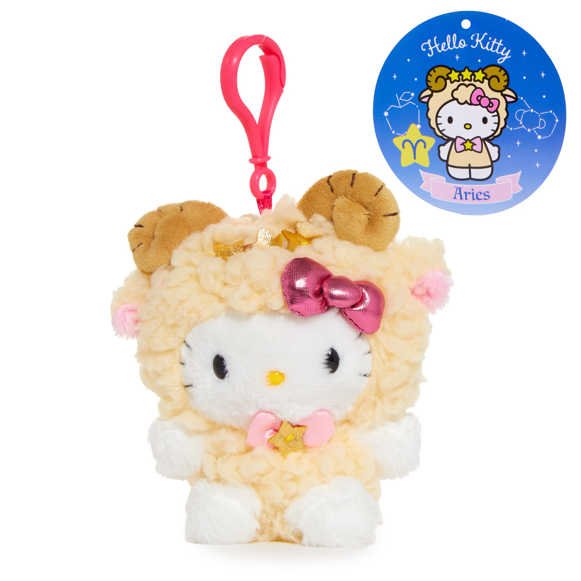 Hello Kitty Aries Mascot Clip (Zodiac Series) Accessory NAKAJIMA CORPORATION   