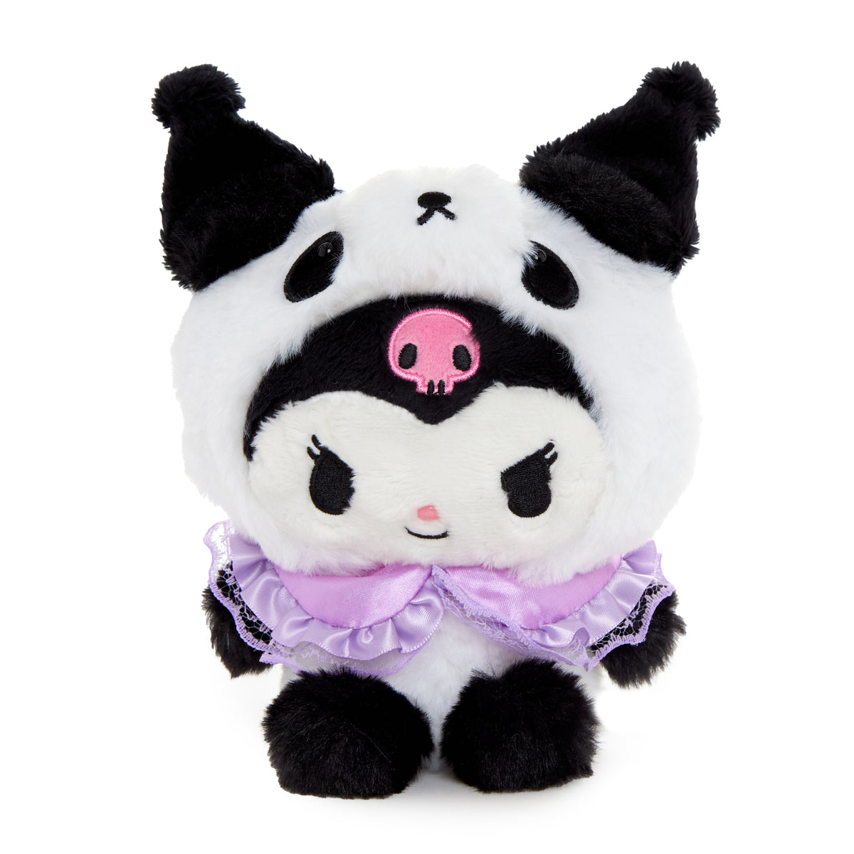 Kuromi 6&quot; Panda Bean Doll Plush Plush NAKAJIMA CORPORATION   