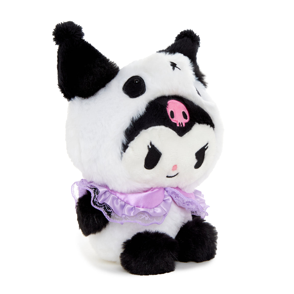 Kuromi 6&quot; Panda Bean Doll Plush Plush NAKAJIMA CORPORATION   