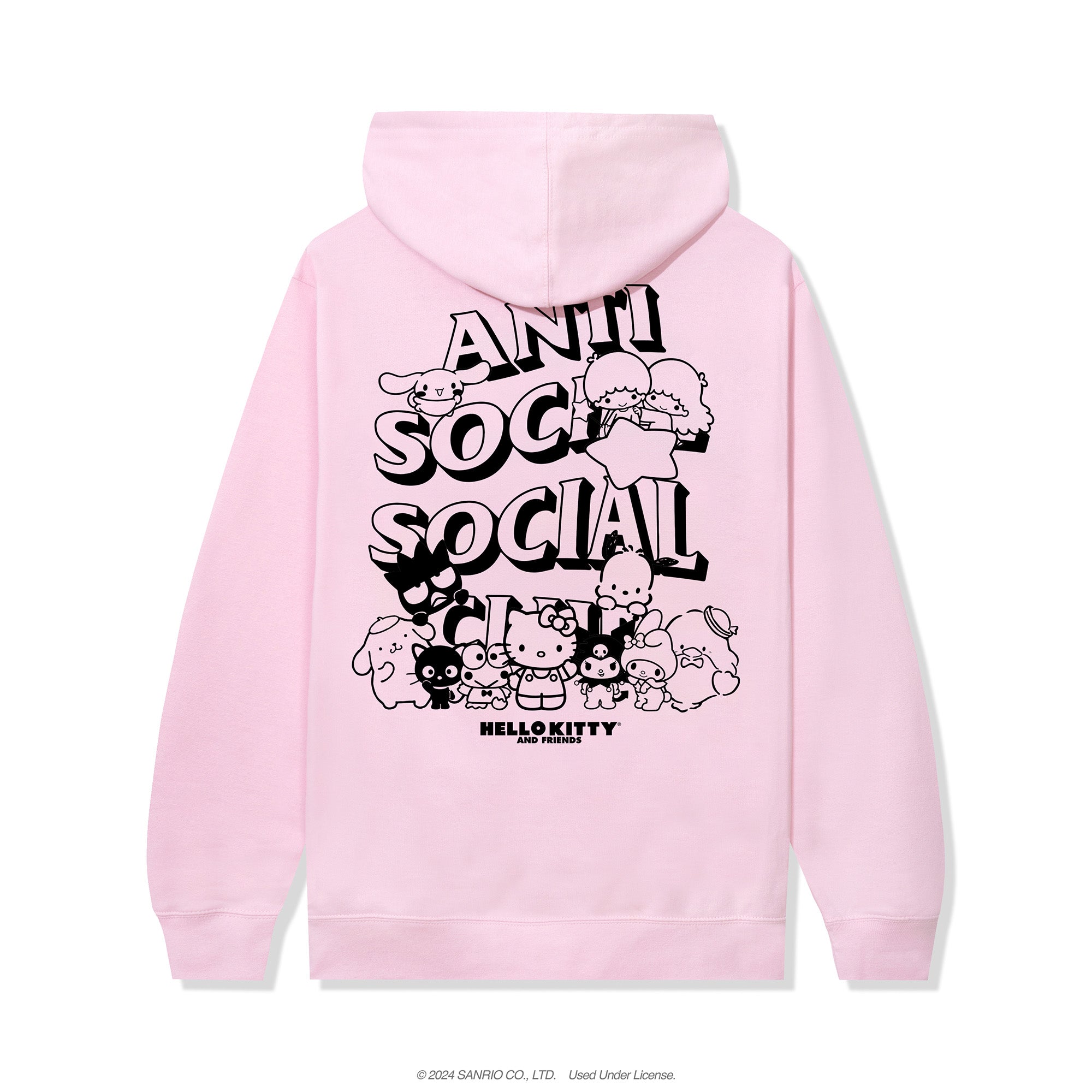 ASSC x Hello Kitty and Friends Weird Hoodie (Pink) Apparel Anti Social Social Club   