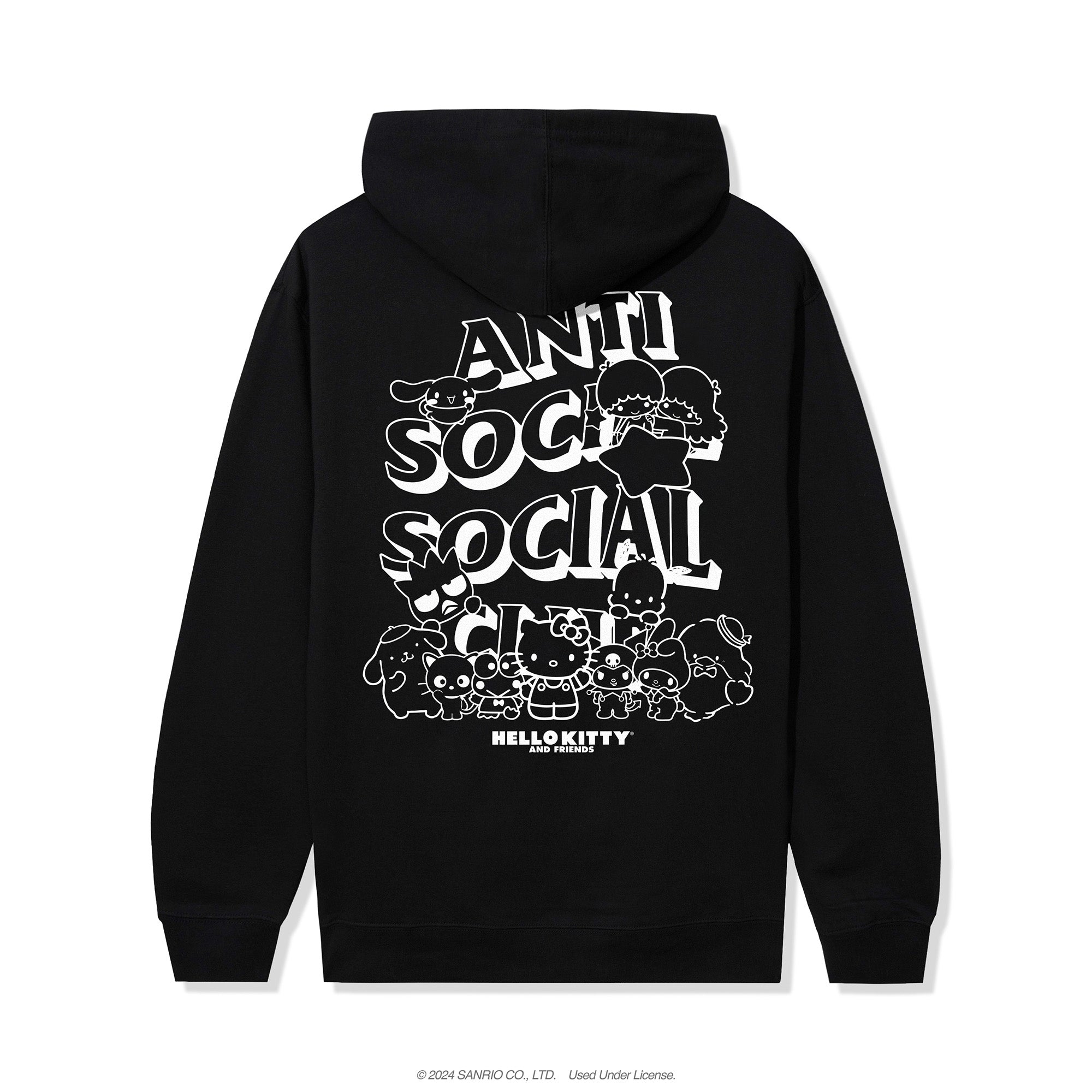 ASSC x Hello Kitty and Friends Weird Hoodie (Black) Apparel Anti Social Social Club   