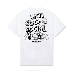 ASSC x Hello Kitty and Friends Weird Tee (White) Apparel Anti Social Social Club   