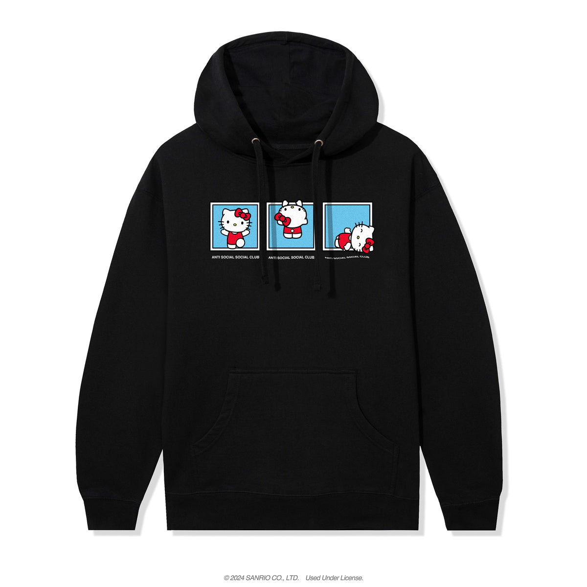 ASSC x Hello Kitty Feel The Same Hoodie (Black) Apparel Anti Social Social Club   