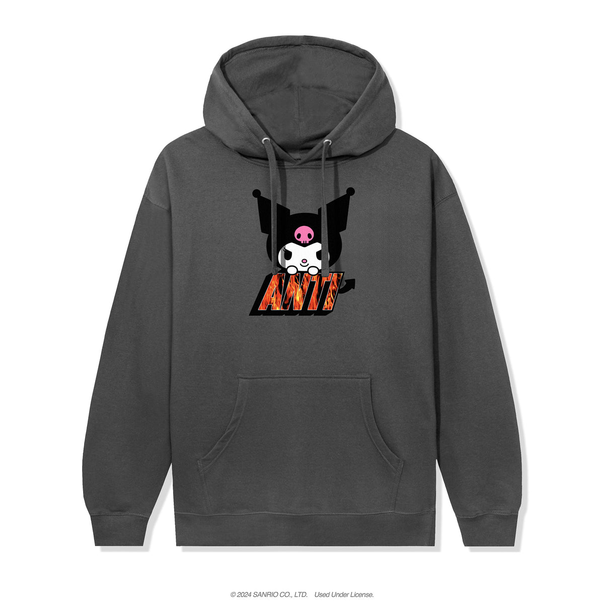 ASSC x Kuromi Hoodie (Charcoal) Apparel Anti Social Social Club   