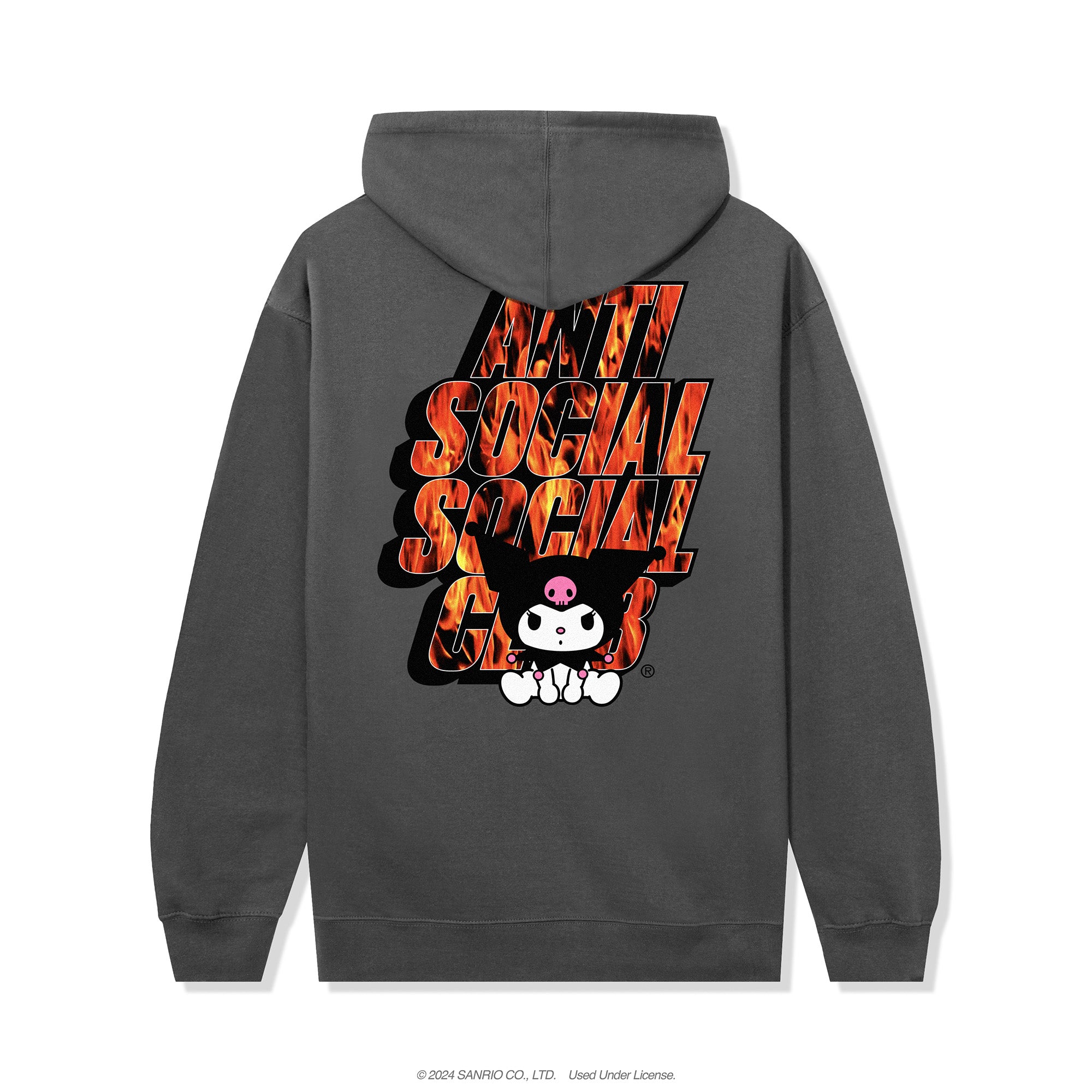 ASSC x Kuromi Hoodie (Charcoal) Apparel Anti Social Social Club   