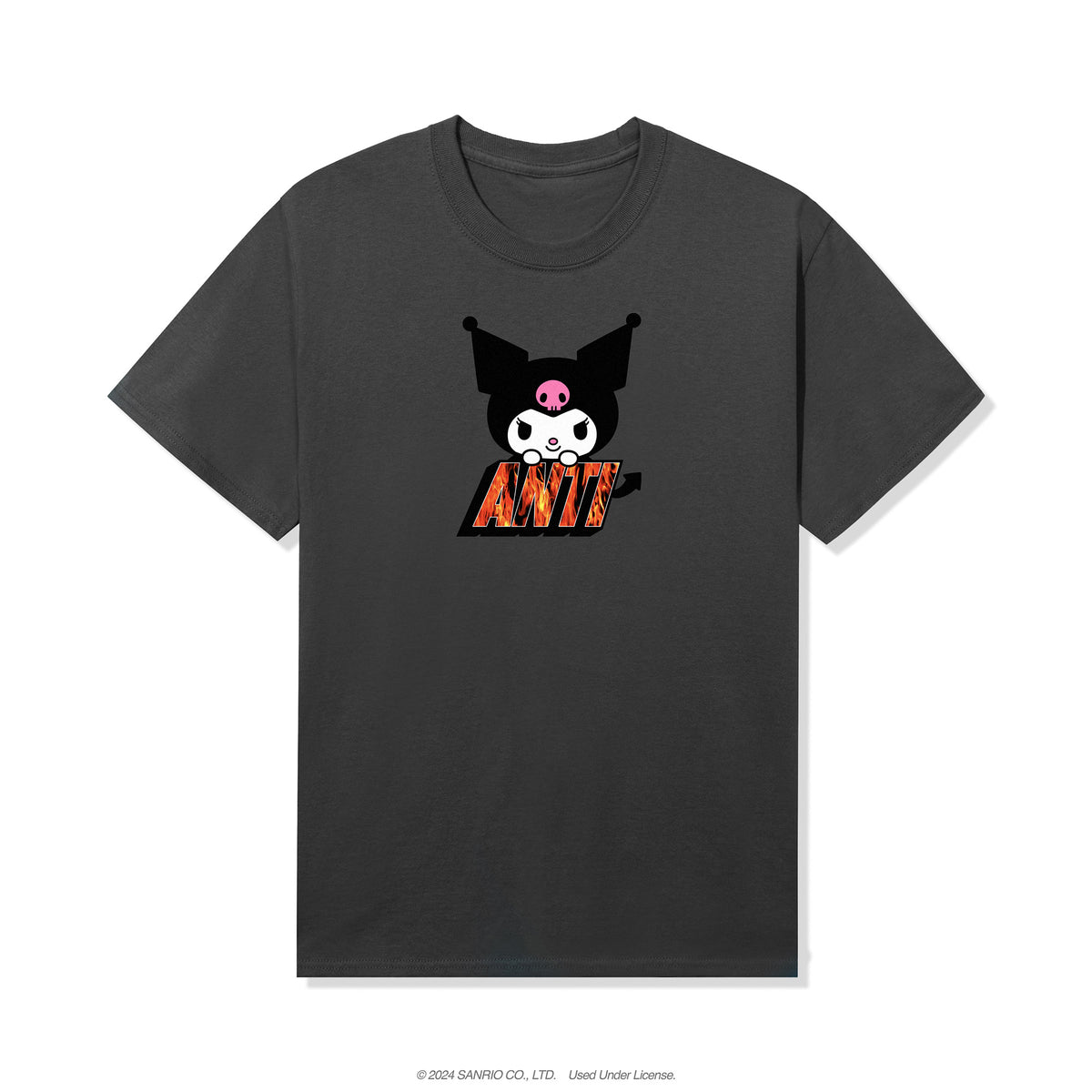 ASSC x Kuromi Tee (Charcoal) Apparel Anti Social Social Club   