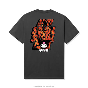 ASSC x Kuromi Tee (Charcoal) Apparel Anti Social Social Club   