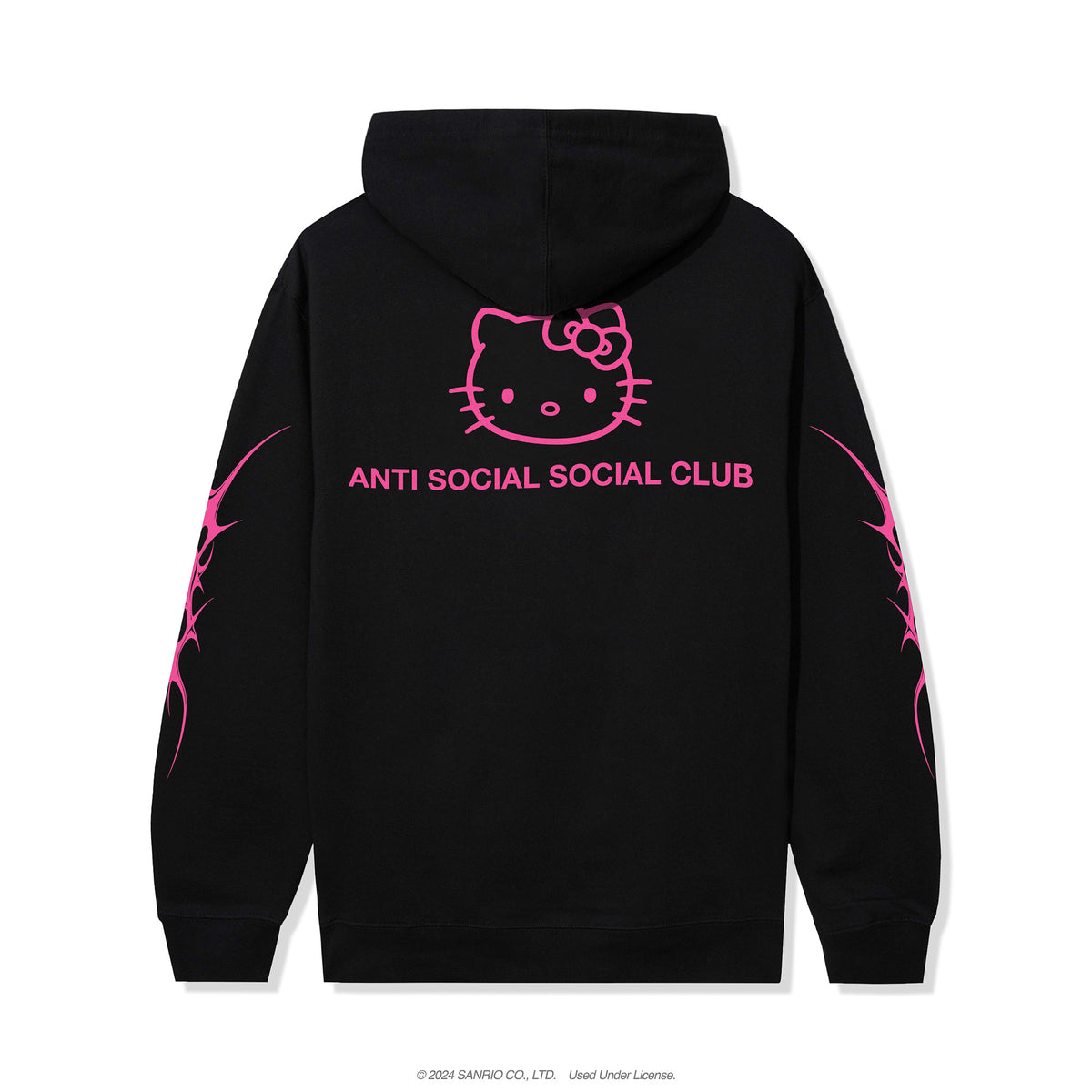 ASSC x Hello Kitty Love Hoodie (Black) Apparel Anti Social Social Club   