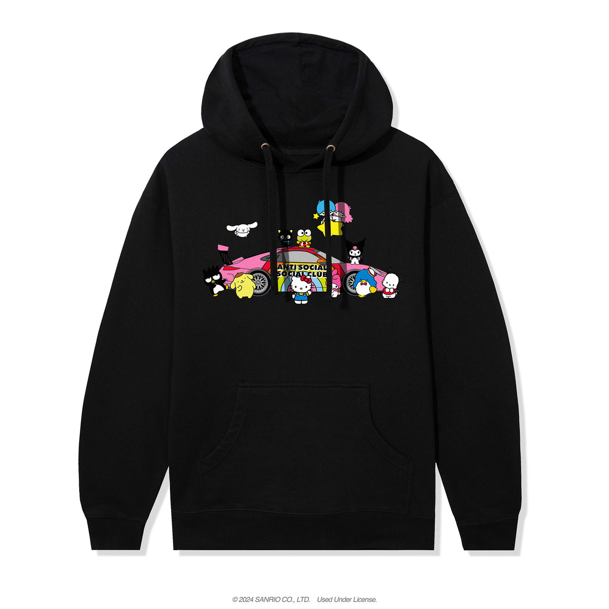 ASSC x Hello Kitty and Friends Racing Hoodie (Black) Apparel Anti Social Social Club   