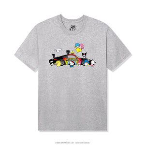 ASSC x Hello Kitty and Friends Racing Tee (Heather) Apparel Anti Social Social Club   