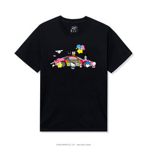 ASSC x Hello Kitty and Friends Racing Tee (Black) Apparel Anti Social Social Club   