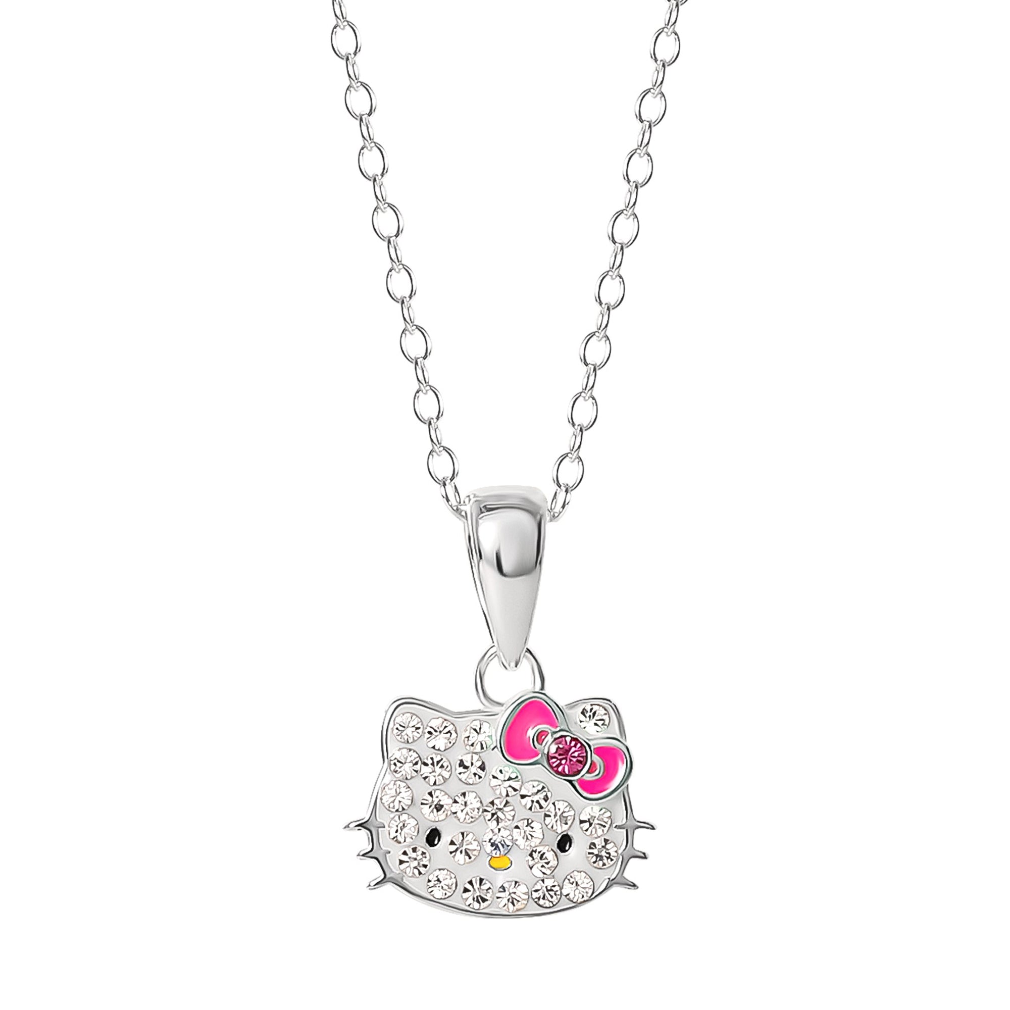 Hello Kitty Sanrio Crystal Pendant Necklace – Sanriocentral